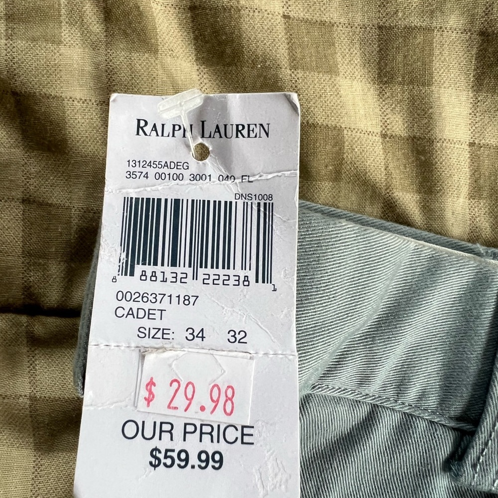 New with tags Men’s Polo khaki type pants